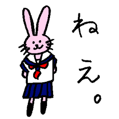 Rabbit with Sailor suit