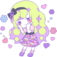 Yume Kawaii Girl Line Stickers Line Store