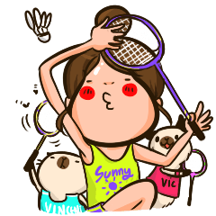 Sunny & The Gang (Badminton Collection!)