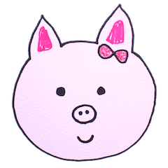 Pigs which can communicate in Japanese