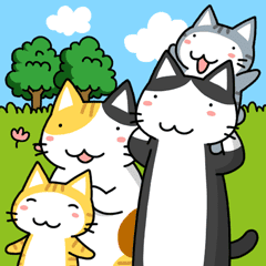 ほんわか猫たち Line スタンプ Line Store