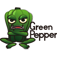 GO! Green pepper man