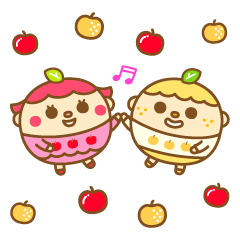 Apple-chan and pear-kun