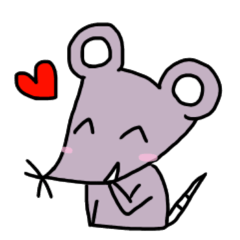 使える かわいいねずみさん Line スタンプ Line Store