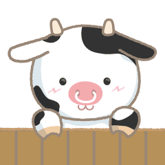 うしのモー ホルスタイン牛 Line スタンプ Line Store うしのモー ホルスタイン牛 Line スタンプ Line Store