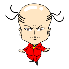 Cool man in bald