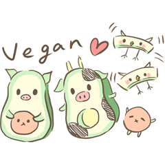 Vegan character ABOPO