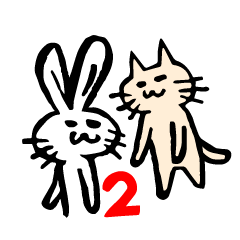 Rabbit&Cat No.2
