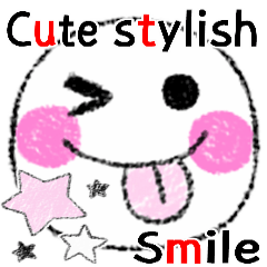 Cute Smile Healing Crayon Sticker