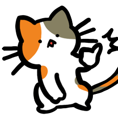 Clear & Usable Animals/ Calico cat