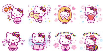 Hello Kitty Limited Edition Stickers