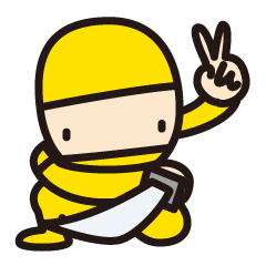 KININ is a ninja in yellow clothes. 2