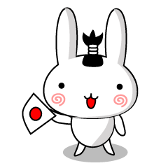 Rabbit-Samurai Sticker