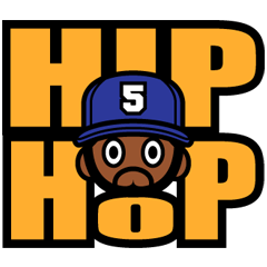 HIP-HOP characters Sticker#2