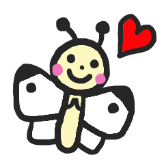 Cabbage butterfly of Mont-chan