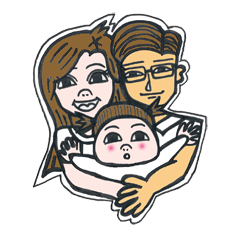 Qbee baby's family