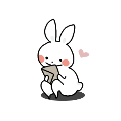 Rabbit with balloons(English)