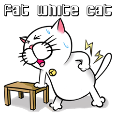Stupid Fat White Cat