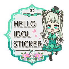 Hello idol sticker 02