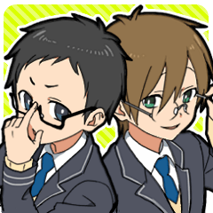 Glasses Two-boys