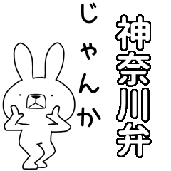 方言うさぎbig 神奈川弁編 Line スタンプ Line Store