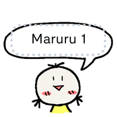 Maruru message sticker 1/TH