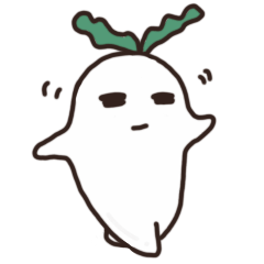 An indifferent but cute radish MooMoo!KR