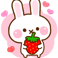 Rabbit Strawberry Honorific Yuru