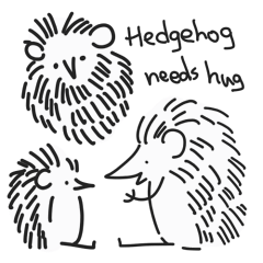 Hedgehog needs hug
