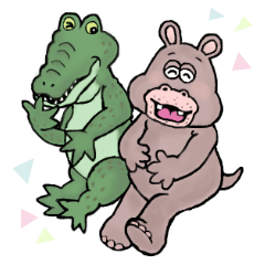 Hippopotamus&Crocodile