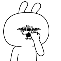 Rabbit expression is too rich(Animation)