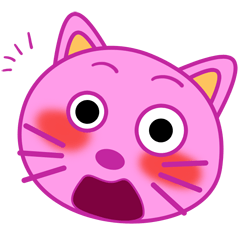 Crazy Pink Cat