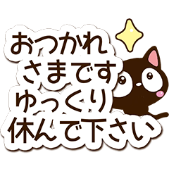 1回で気持ちが伝わる☆長文と小さい黒猫