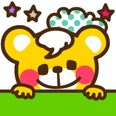 Stickers of the bear CORO