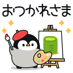 Baby of a gentle penguin(autumn ver.)