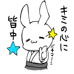 kyudou hakama rabbit
