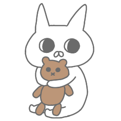 a rabbit-like cat