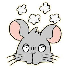 Chinchilla lanigera Sticker