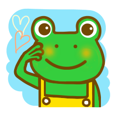 Frog's sticker of summer