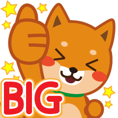 柴犬 ムサシ ビッグスタンプ Line スタンプ Line Store