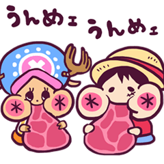 ONE PIECE x Akika cute sticker