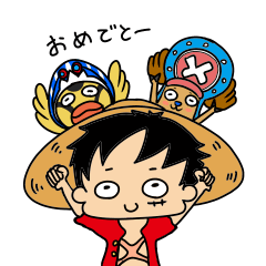 Luffy and his friends at ONE PIECE