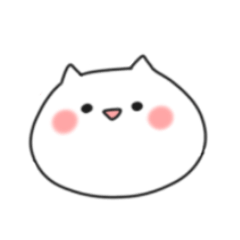 white cat  cat sticker