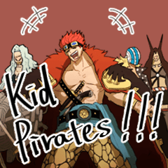 ONE PIECE Kid Pirates[2years ago] stamp