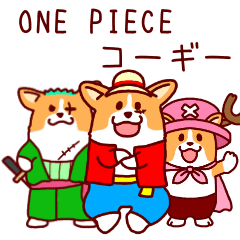 One Piece Corgi Line Stickers Line Store