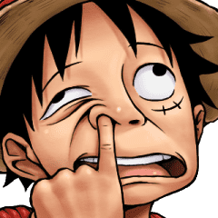 One Piece Luffy Sticker Line Stickers Line Store One Piece Luffy Sticker Line Stickers Line Store