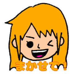 ONE PIECE Nami talking Sticker