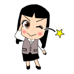 Female office worker (polite words)