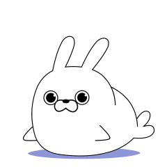The rabbit seal which moves