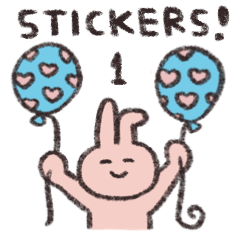 Usataso stickers in English